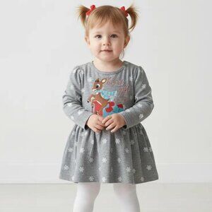 NWT Rudolph The Red-Nosed Reindeer Christmas Dress 2T